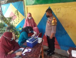Empat Gerai Pemberian Vaksin Anak di Ciracas di Kawal Polisi