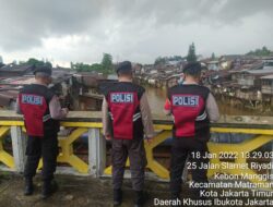 Musim Penghujan, Polisi di Matraman Terus Pantau Lokasi Rawan Banjir