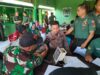 Polres Sinjai Ikuti Aksi Donor Darah Dalam Rangka HUT TNI Ke- 78 di Makodim 1424 Sinjai