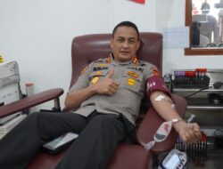 Jelang HUT Humas Polri ke 72, Polres Metro Jakarta Timur Gelar Aksi Donor Darah
